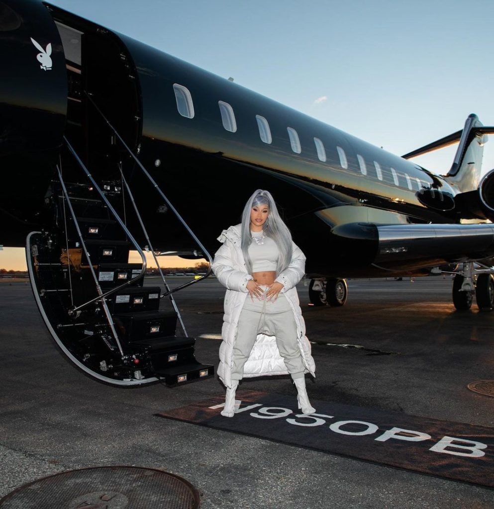 Cardi B Net Worth, Biography, Career, Early Life, Marital Status Cardi B Image with Private Jet